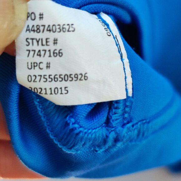 Speedo Boys Active Recreation Hooded XL Swim Shirt electric blue / lemonade - Picture 6 of 8